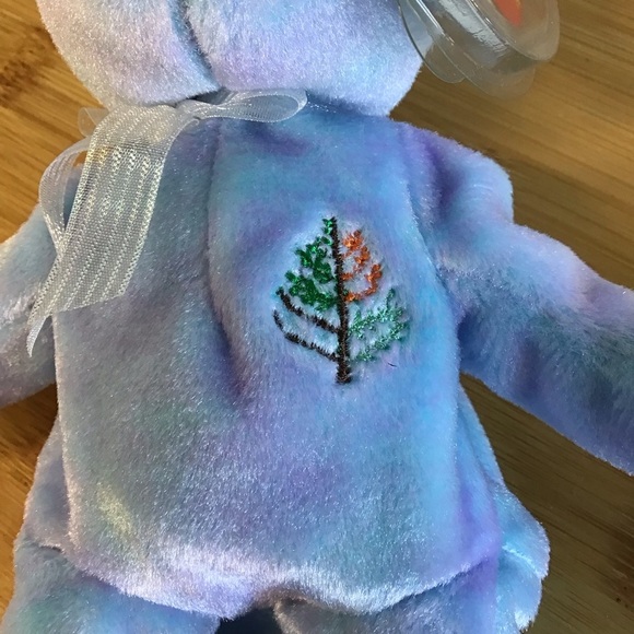 TY (1) Issy Four Season Hotel Washington D.C Beanie Baby Pastel Bear Plush Toy - Picture 2 of 8